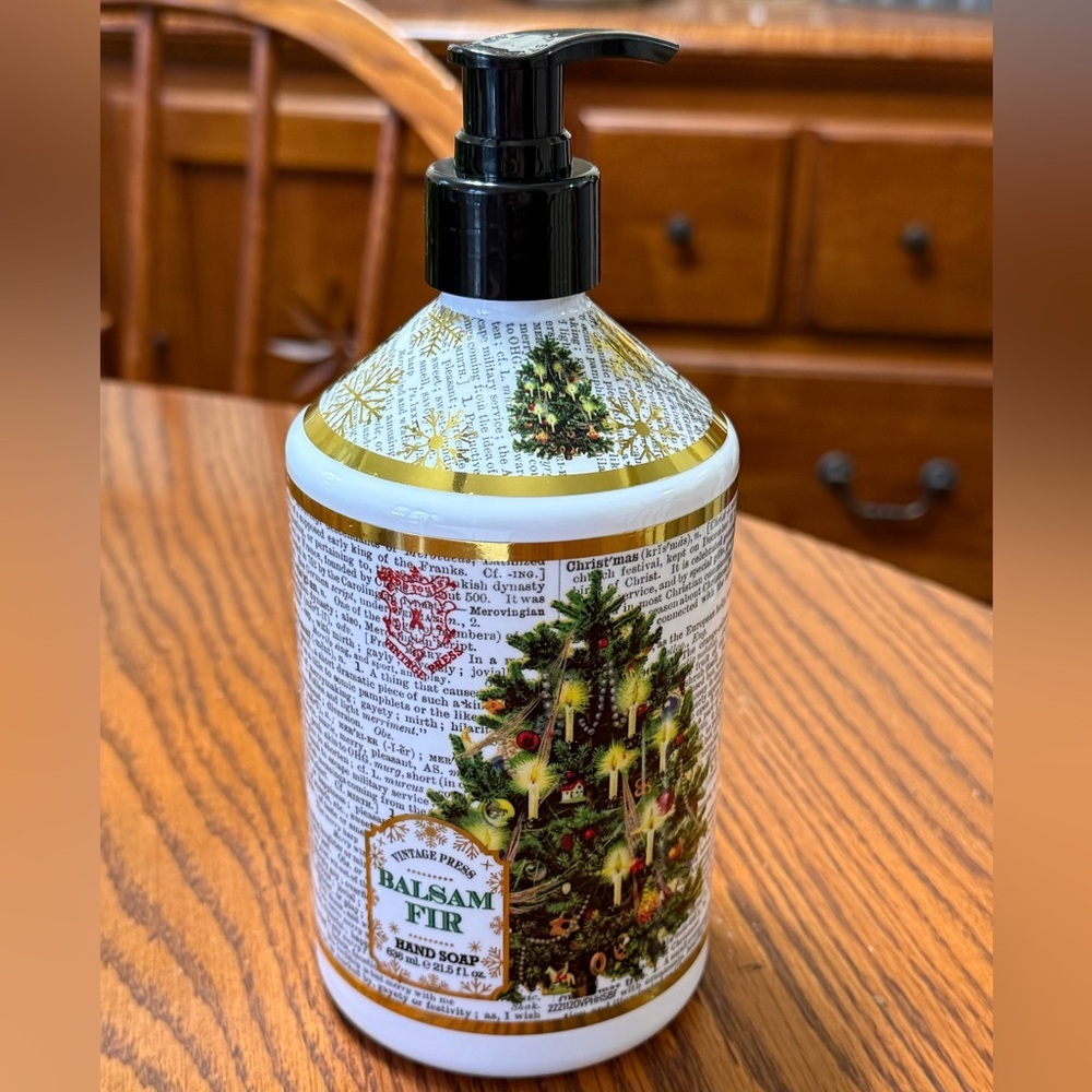 Vintage Press Balsam Fir Hand Soap Christmas Holiday Winter New - Picture 6 of 6